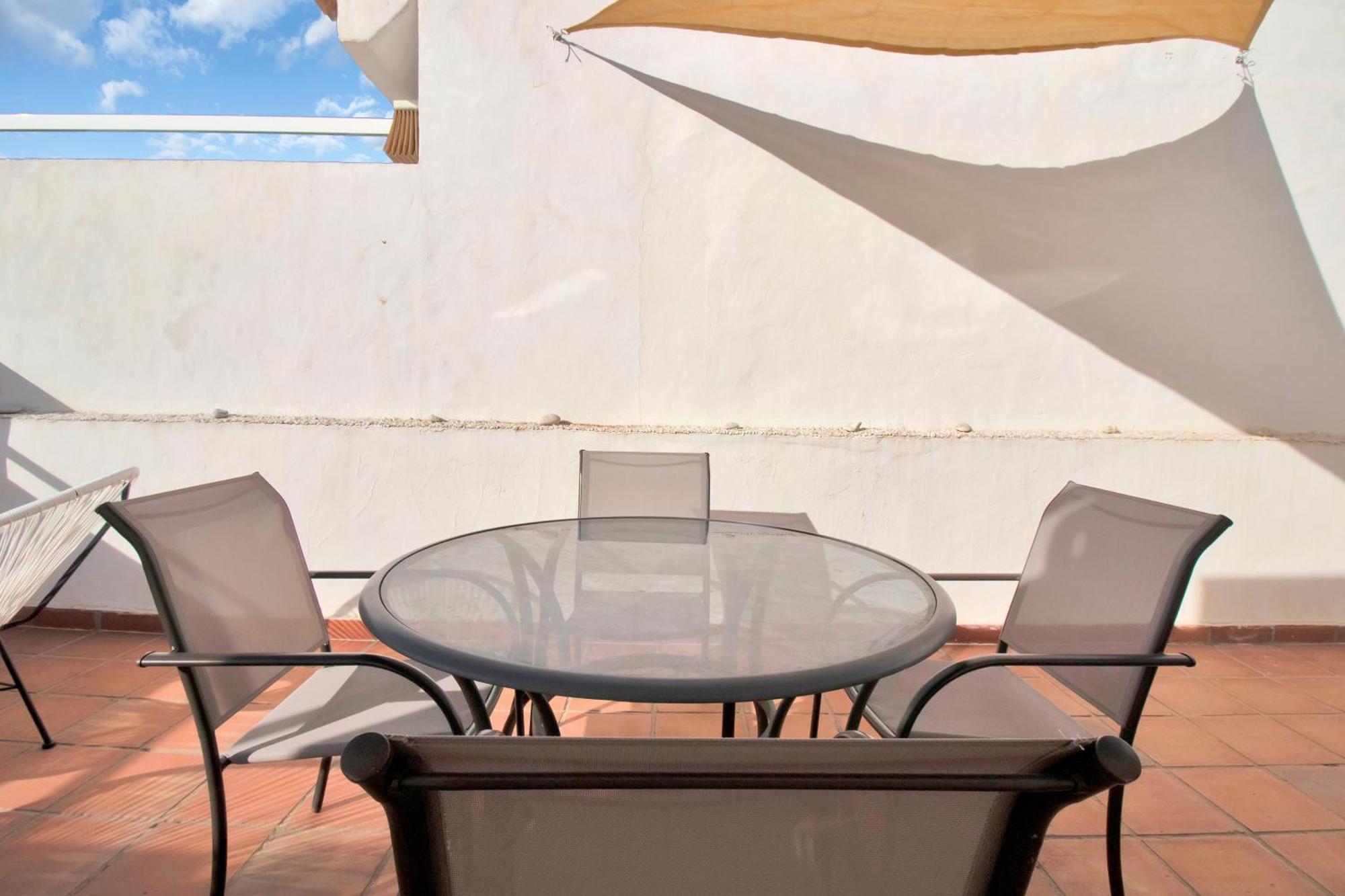 Duplex Estilo Boho Con Increible Terraza Y Vistas Al Mar En Estepona - Las Abejeras 609 Daire Dış mekan fotoğraf