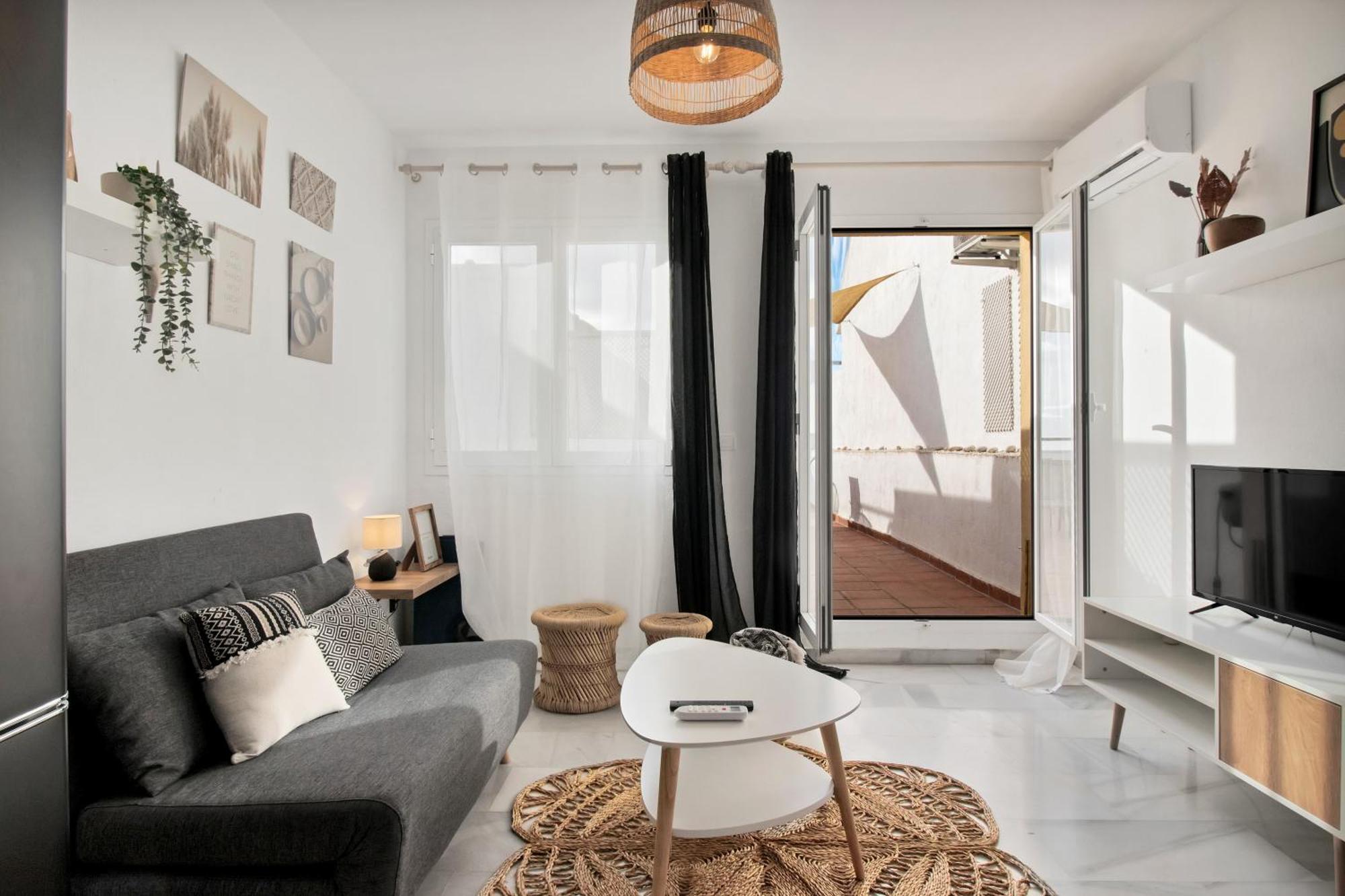 Duplex Estilo Boho Con Increible Terraza Y Vistas Al Mar En Estepona - Las Abejeras 609 Daire Dış mekan fotoğraf