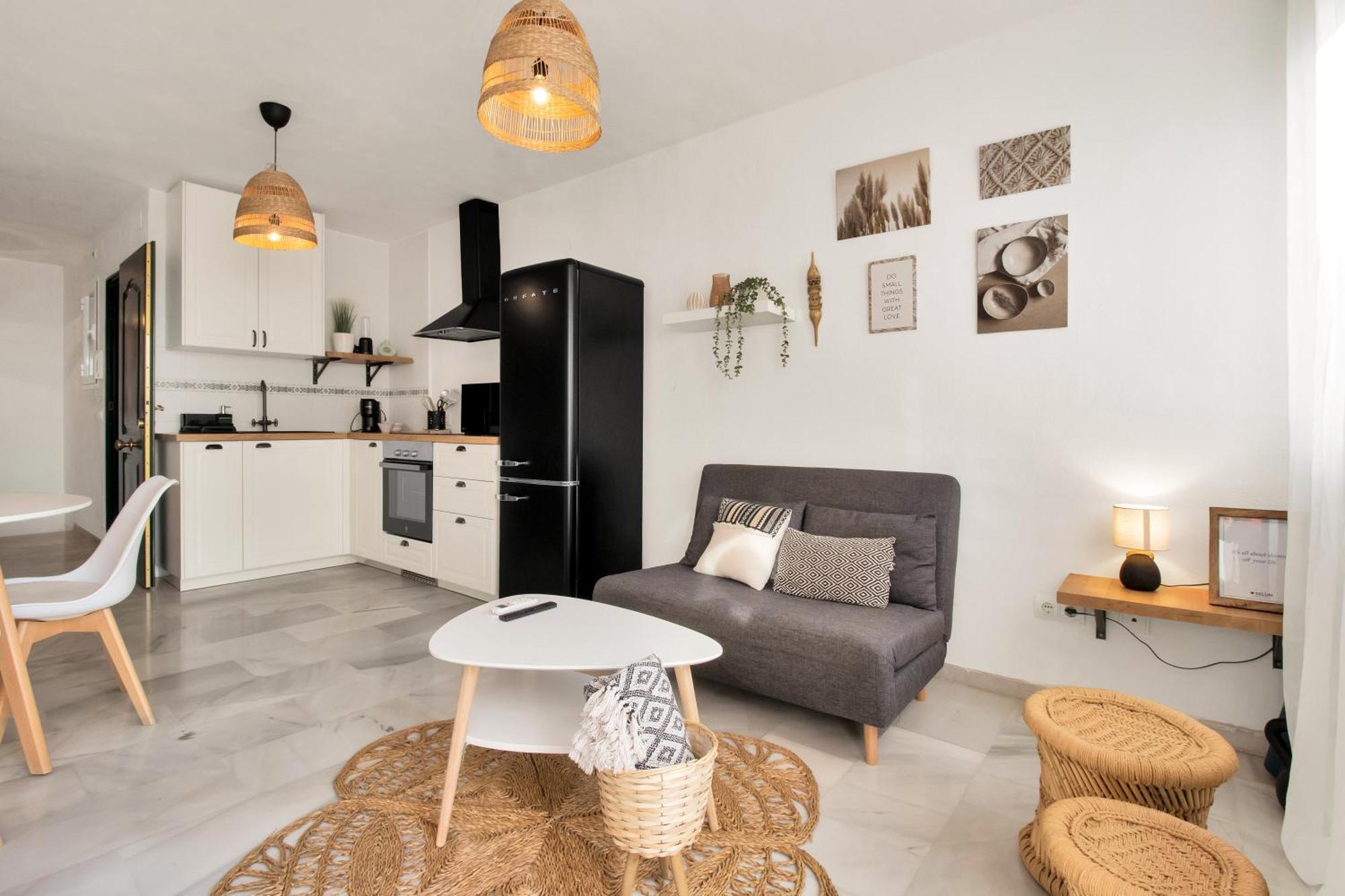 Duplex Estilo Boho Con Increible Terraza Y Vistas Al Mar En Estepona - Las Abejeras 609 Daire Dış mekan fotoğraf